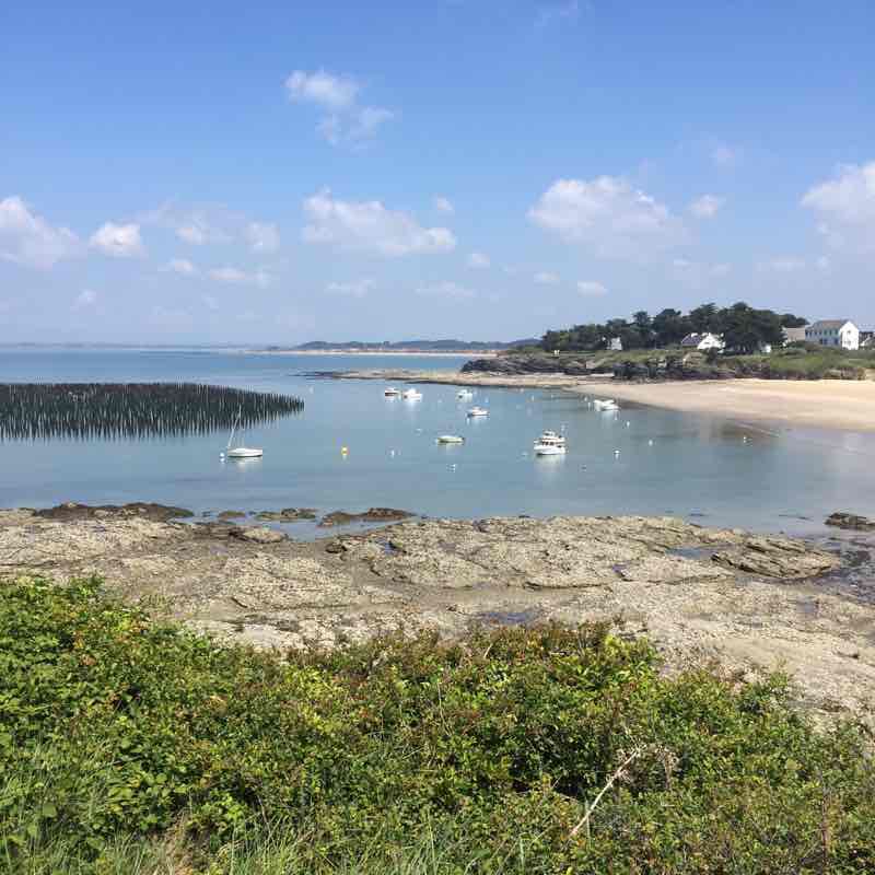 L’oscolo walking route map in Pénestin
