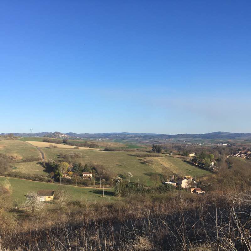 Brenat walking route map in Brenat