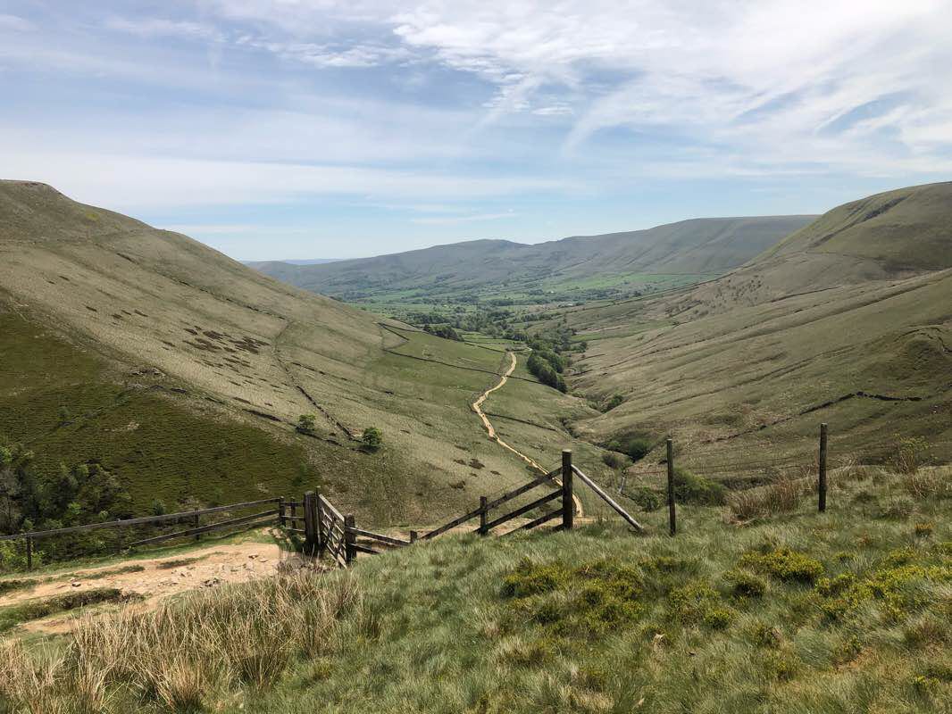 walking near me on Edale- Jacob's ladder - Kinder low - Crowden Clough - Edale walking route