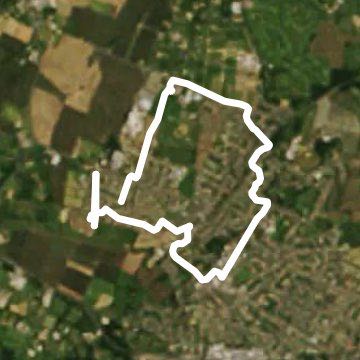 Rayleigh walking route map in Rayleigh