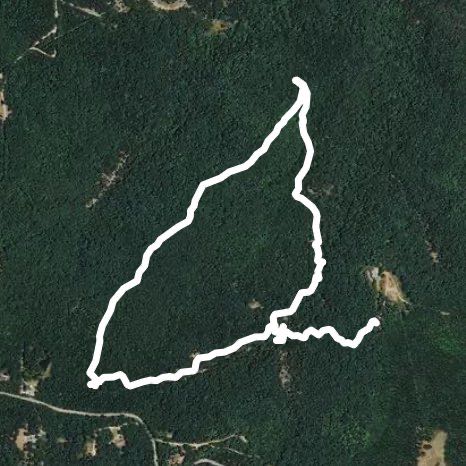 Don Robinson SP . LaBarque Hills Trail (Blue) walking route map in Cedar Hill