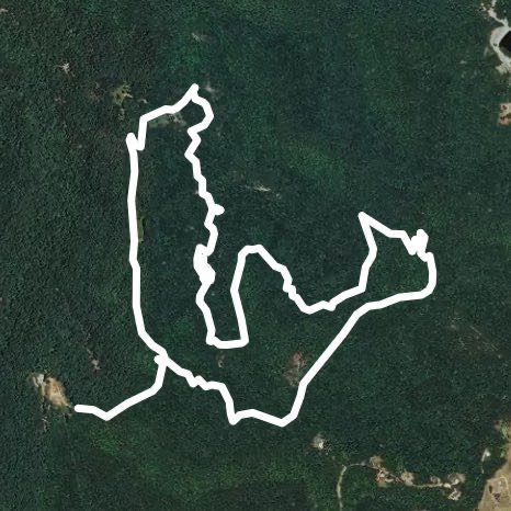 Don Robinison SP - Sandstone Canyon Trail (Red walking route map in Cedar Hill