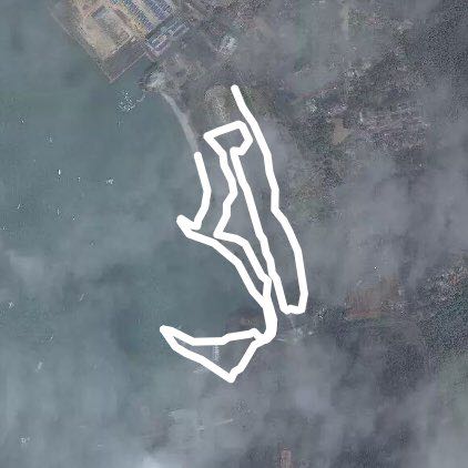 Legendary Park walking route map in Kuah