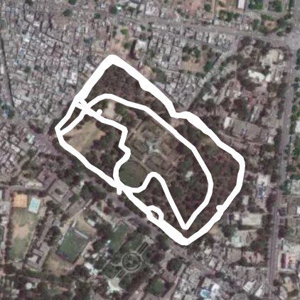 Alwar,Rajasthan walking route map in Alwar