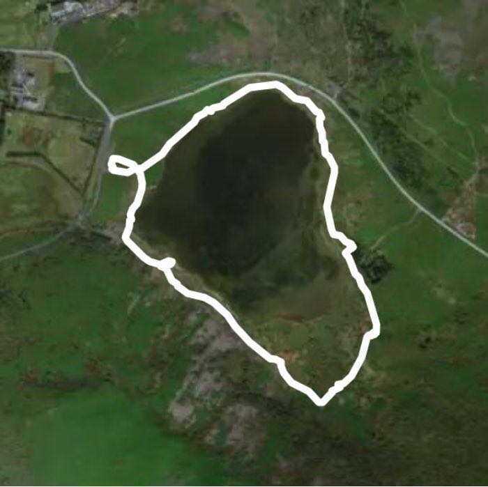 Vífilsstaðavatn walking route map in Garðabær