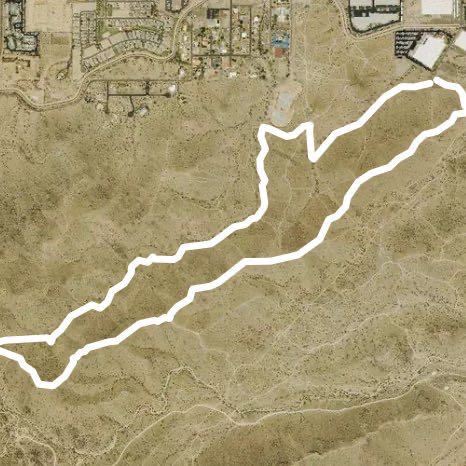 Javelina canyon/ Ridgeline trail loop.