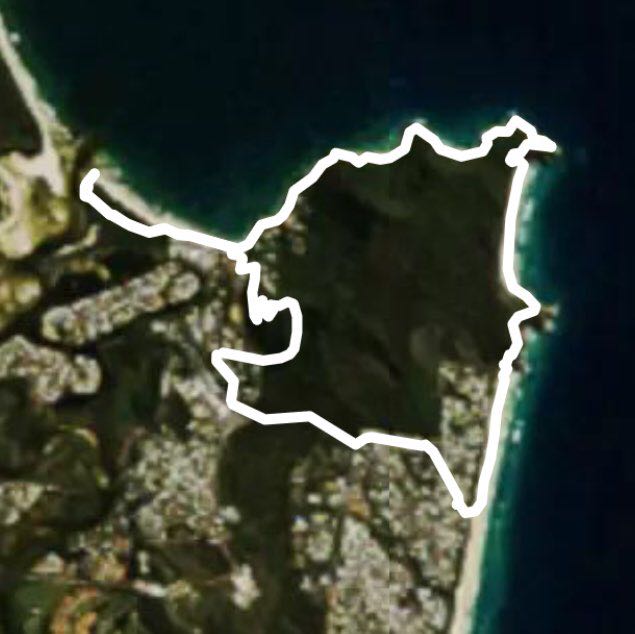 Noosa/ sunshine beach coastal walk walking route map in Noosa Heads