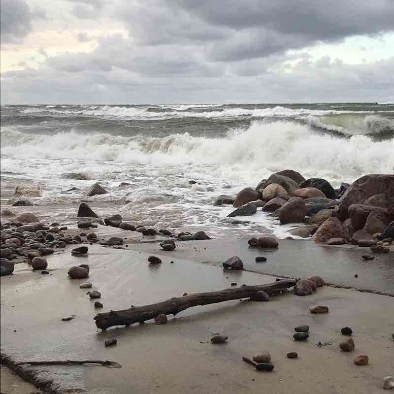 Svetlogorsk walking route map in Svetlogorsk