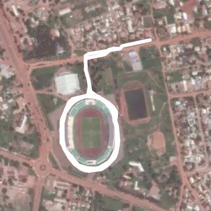 Stade 20 mille places à Bangui