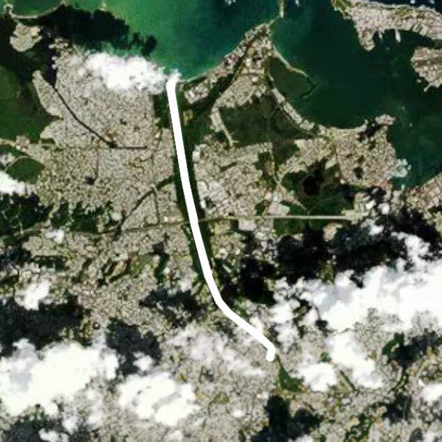 Isabel walking route map in Guaynabo