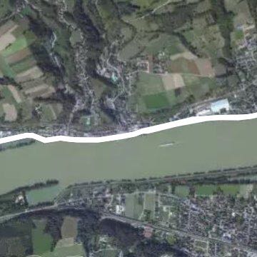 Haselberger Inn walking route map in Krummnußbaum