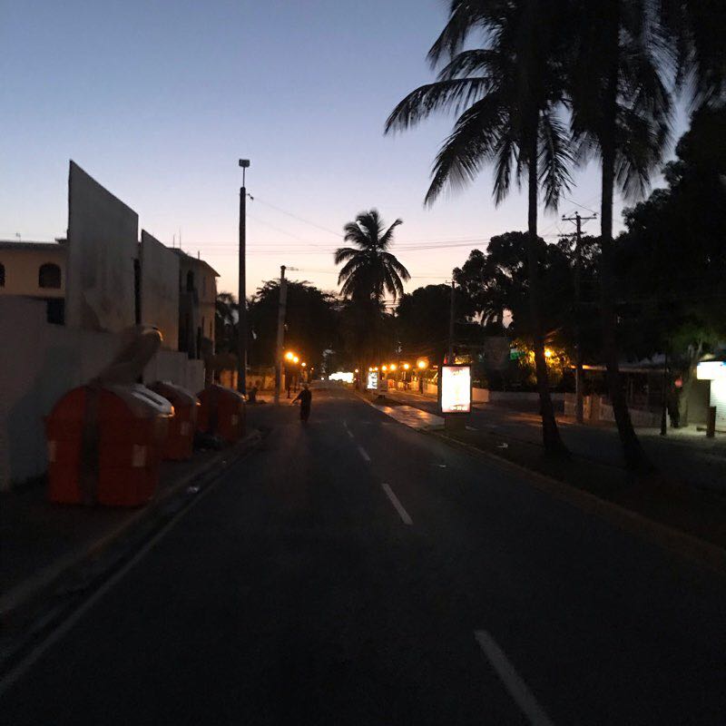 City walk walking route map in Puerto Plata