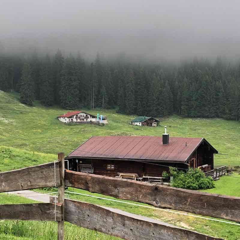 Store moosalm walking route map in Unken