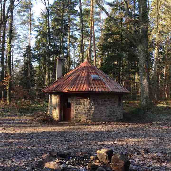 Elmersfrost hike walking route map in Westhoffen