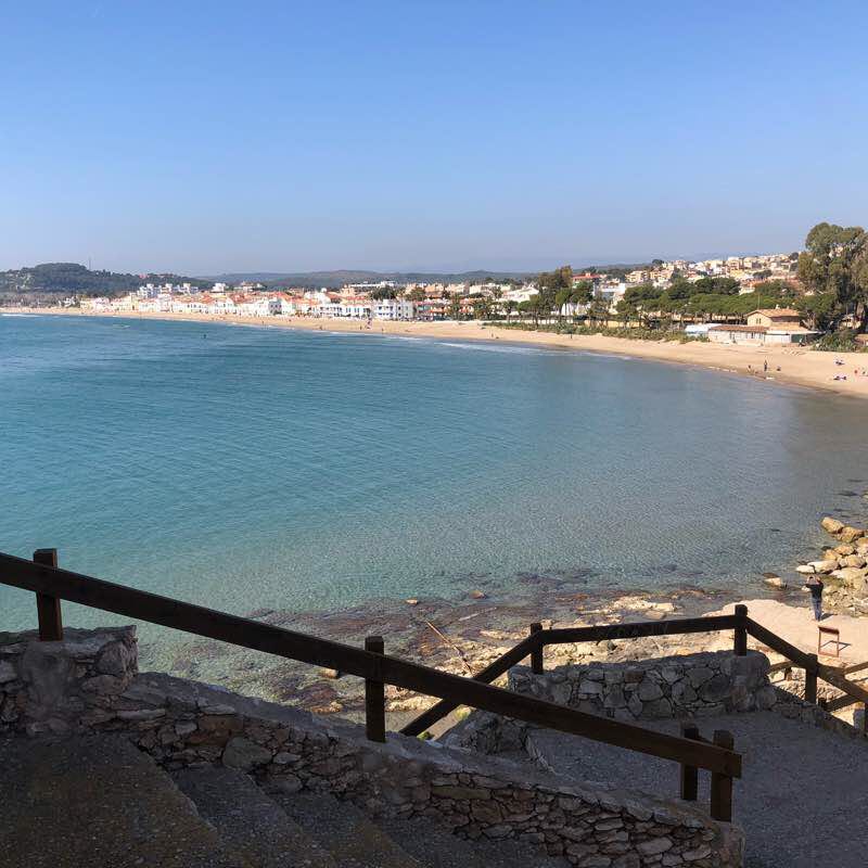 Torredembarra walking route map in Torredembarra
