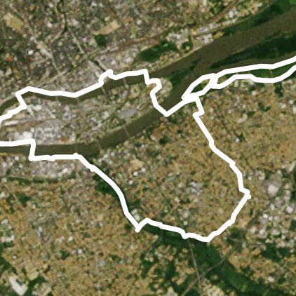 They walking route map in Saint-Sébastien-sur-Loire