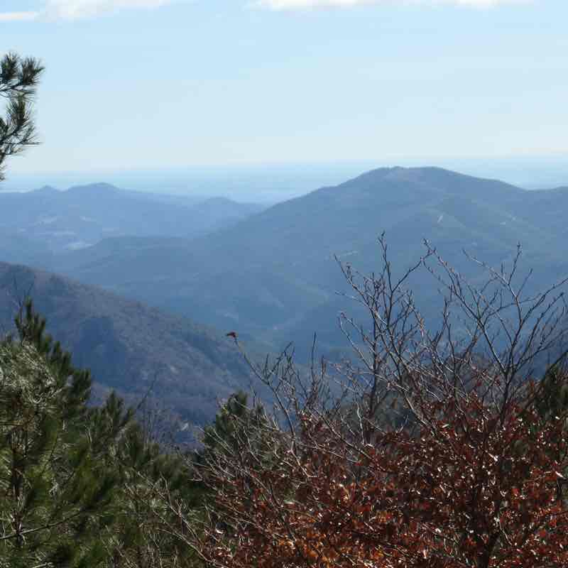 Coustorgues Trail walking route map in Saint-Julien
