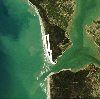 Walking Beach & Forest St-Trojan walking route map in Saint-Trojan-les-Bains