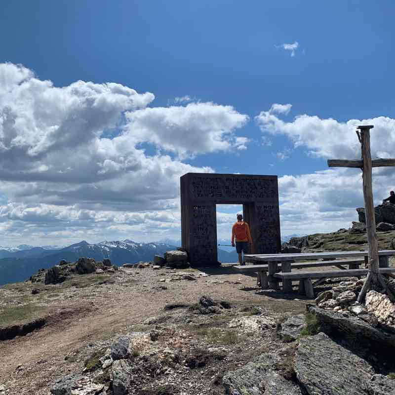 Granattor walking route map in Matzelsdorf