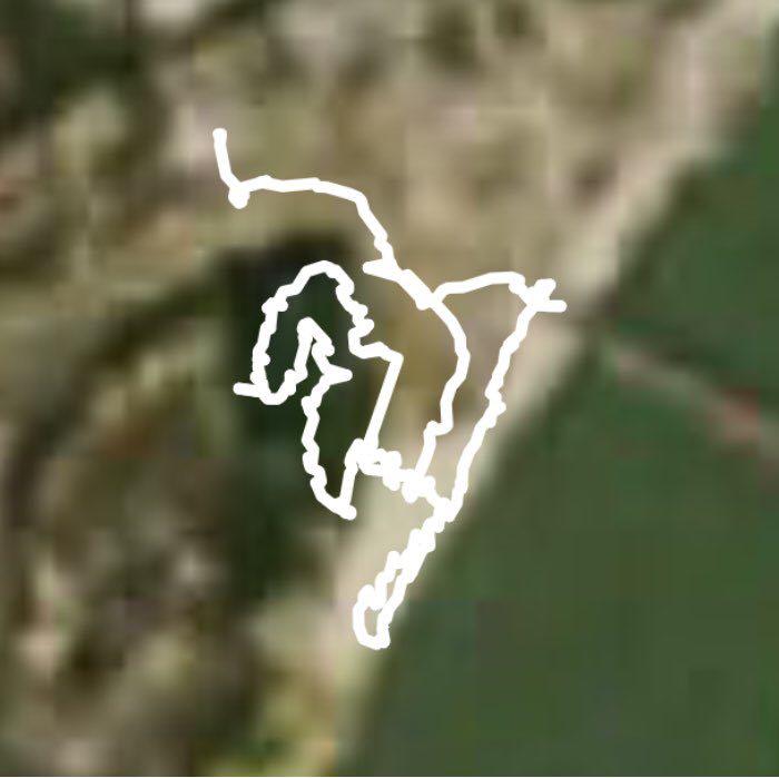 Mountain Park Barnaul walking route map in Barnaul