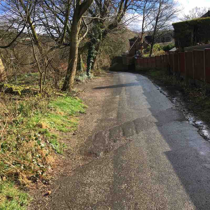 Nuttal Park ramsbottom  walking route map in Bury