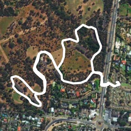 House at Westerfolds Park. walking route map in Templestowe
