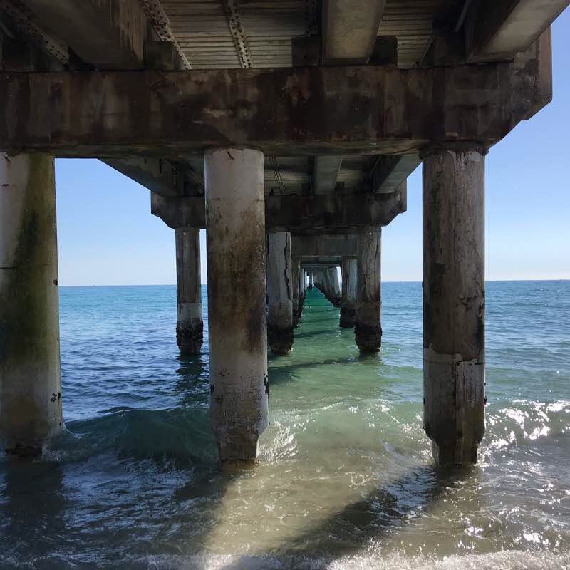 Lakeworth Beach Stroll walking route map in Palm Beach