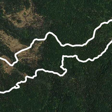 Escarpment-Cattail-Fossilvalley trails walking route map in Duncanville