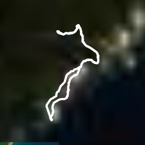 Figure of 8 pool walking route map in Lilyvale