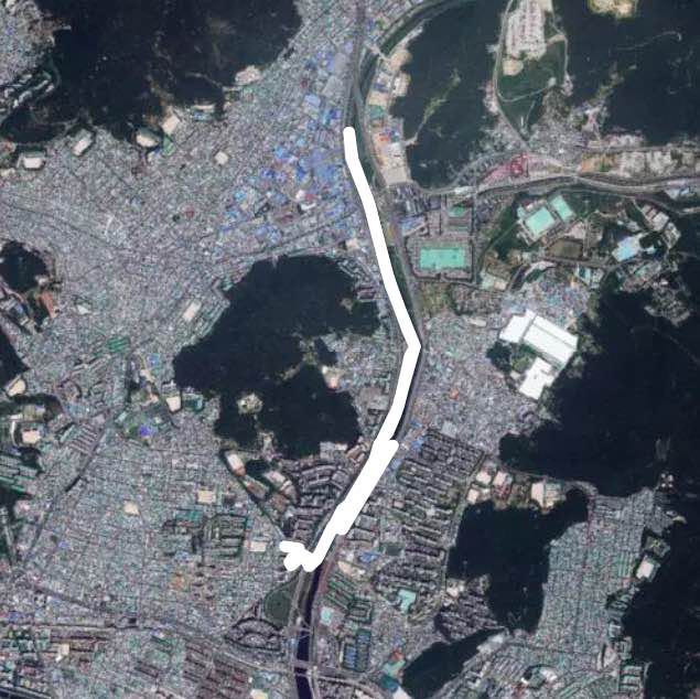 Swimming river Walk Trail Dongnaegu, Busan, South Korea Pacer