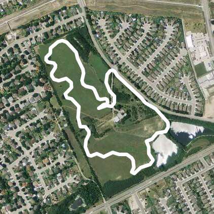 Walk/jog2 walking route map in New Braunfels