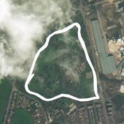 Vicky park walking route map in St Helens