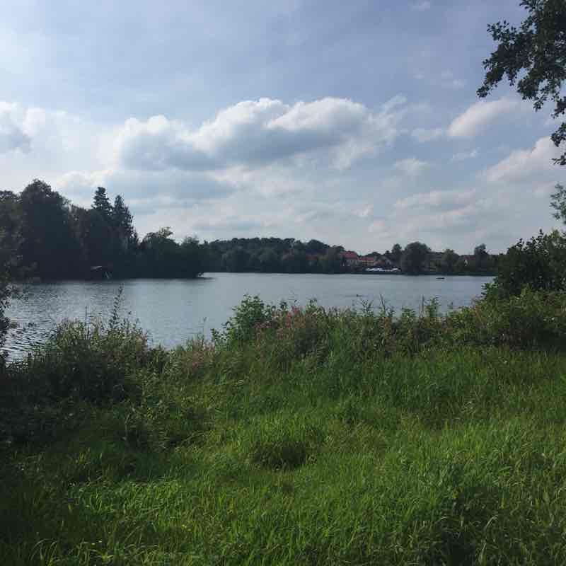 5 lakes round walking route map in Herrsching am Ammersee