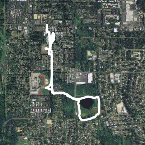 Larson Lake Bike Route