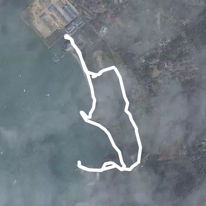 The eagle legend walking route map in Kuah