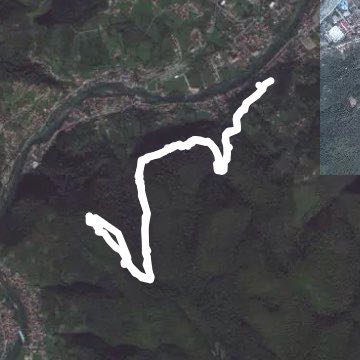 Shehitluks, Banja Luka walking route map in Banja Luka