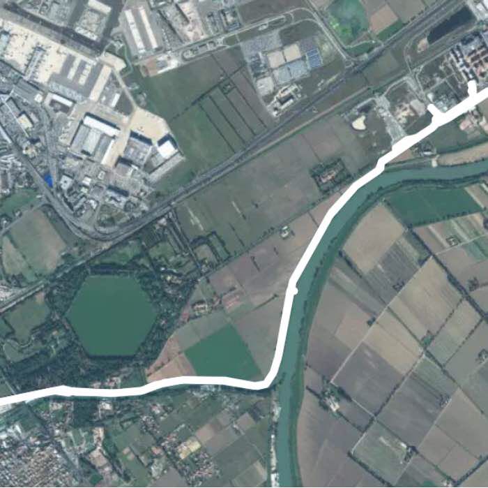 pista ciclabile parco leonardo