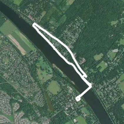 Delaware River canal walk