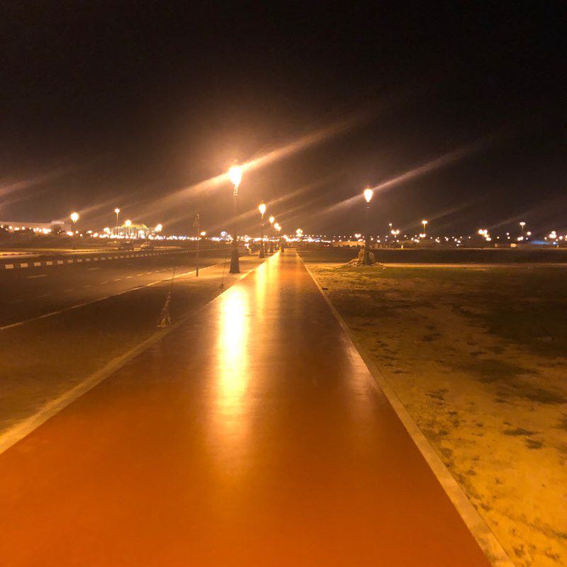 University jogging track