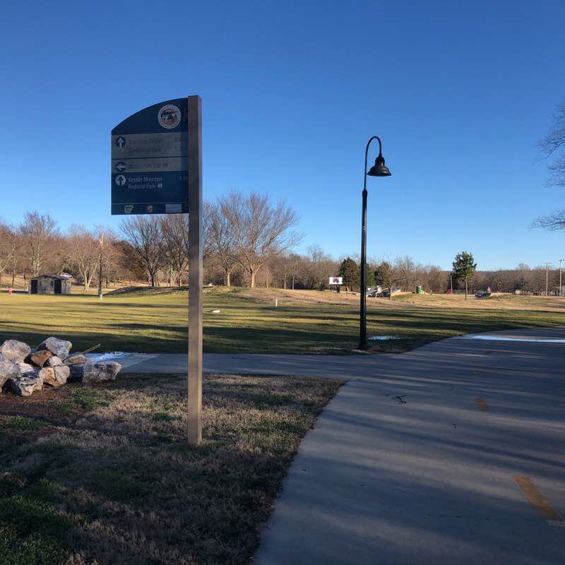 Skate Park Trail Walk Fayetteville, Arkansas, USA Pacer