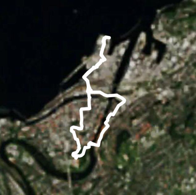 MTrondheim, Norway walking route map in Trondheim