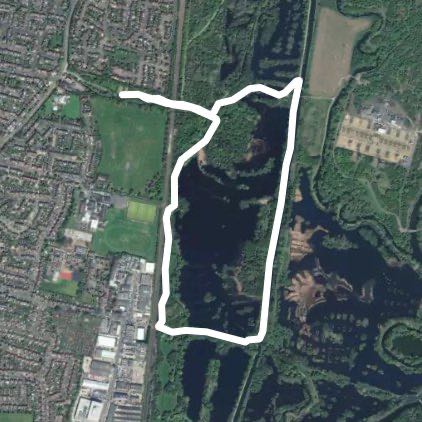 LC park walking route map in Waltham Abbey