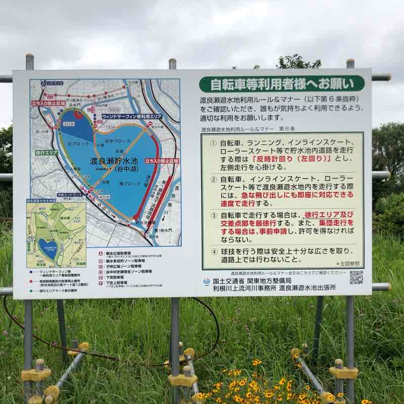 渡瀬遊水池、短めコース、約５.６ｋｍ