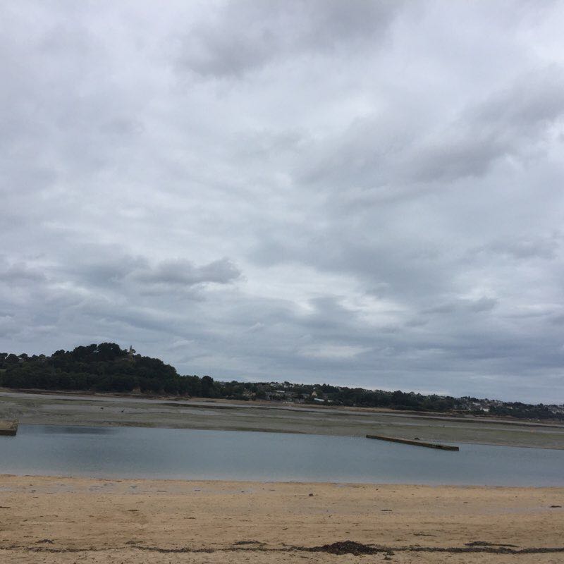 Beach walking route map in La Baule-Escoublac