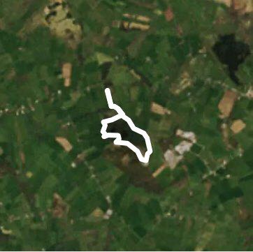 Knockma 2 walking route map in Belclare