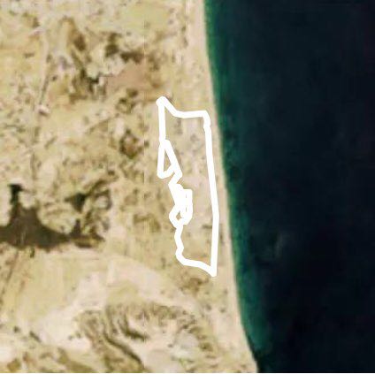 Arenales del Sol walking route map in Los Arenales del Sol