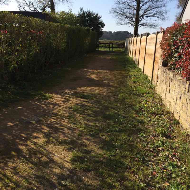 Ploeren big eight walking route map in Ploeren