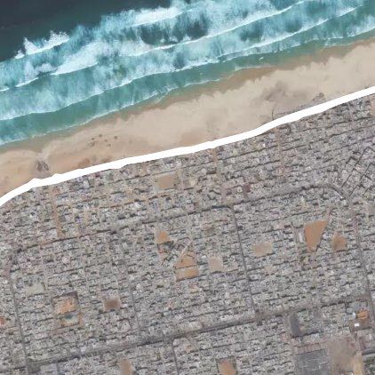 Cornices hlm Gd medine walking route map in Dakar