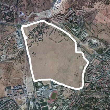 Dehesa villalba walking route map in Collado Villalba