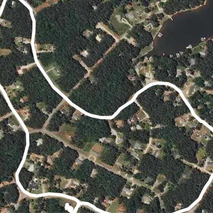 Wildwood Circle  walking route map in Henrico
